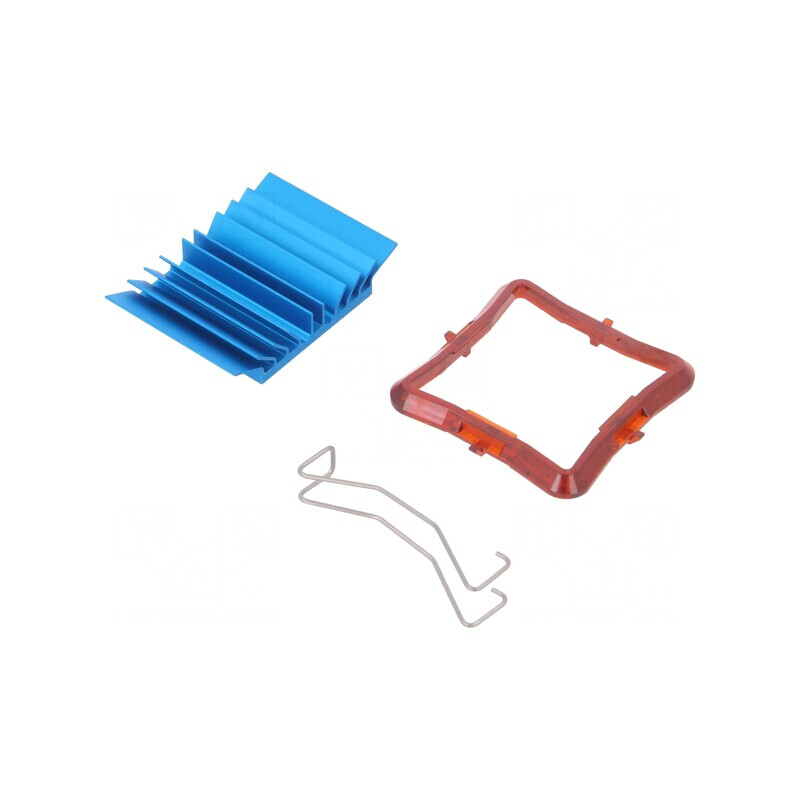Radiator extrudat albastru BGA 30x30mm | Electronic-mag.ro | Componente Electronice Radiator extrudat albastru BGA 30x30mm | Electronic-mag.ro | Componente Electronice