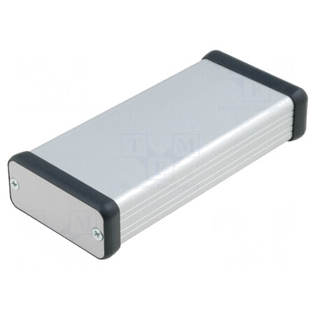 Carcasă Aluminiu Gri 54x120x23mm  | Electronic-mag.ro | Componente Electronice