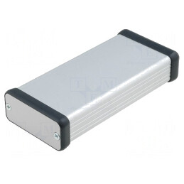 Carcasă Aluminiu Gri 54x120x23mm  | Electronic-mag.ro | Componente Electronice