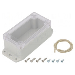 Carcasă Universală cu Lame de Fixare 50x95x40mm | Electronic-mag.ro | Componente Electronice