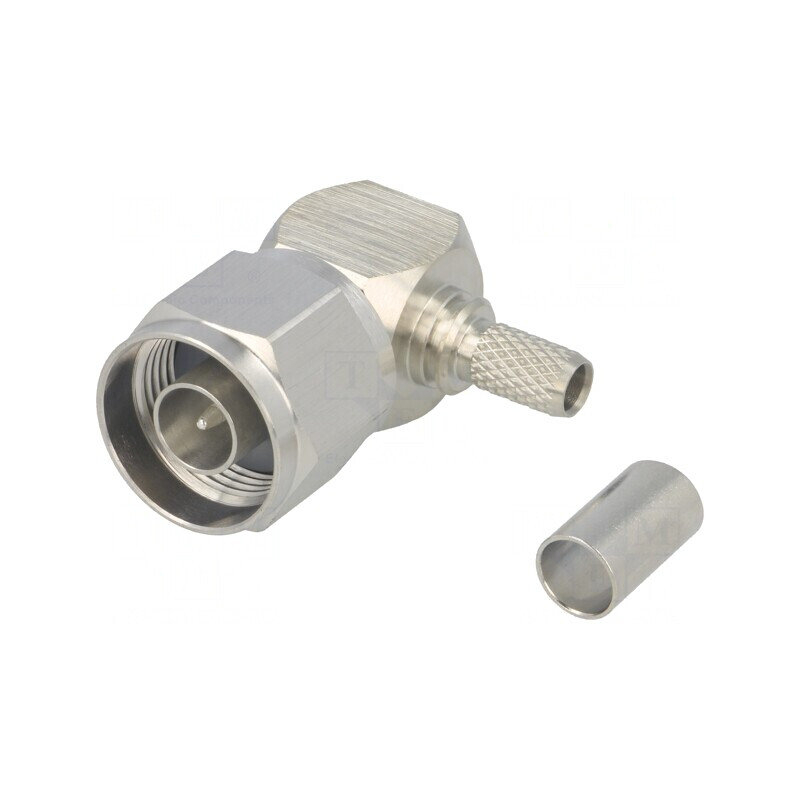 Mufă N tată unghi 90° 50Ω cablu CNT-240 | Electronic-mag.ro | Componente Electronice