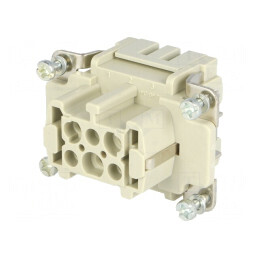 Conector HDC Inserturi de Contact Mamă 6 PE | Electronic-mag.ro | Componente Electronice