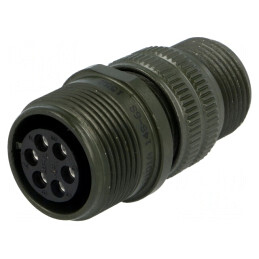 Conector Circular 14S Aluminiu | Electronic-mag.ro | Componente Electronice
