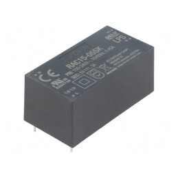 Convertor AC/DC 15W 5VDC RAC15-05SK | Electronic-mag.ro | Componente Electronice