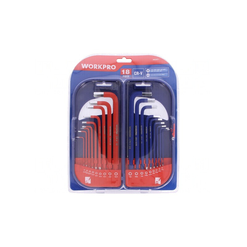 Set Chei Imbus Oțel 18 Bucăți | Electronic-mag.ro | Componente Electronice