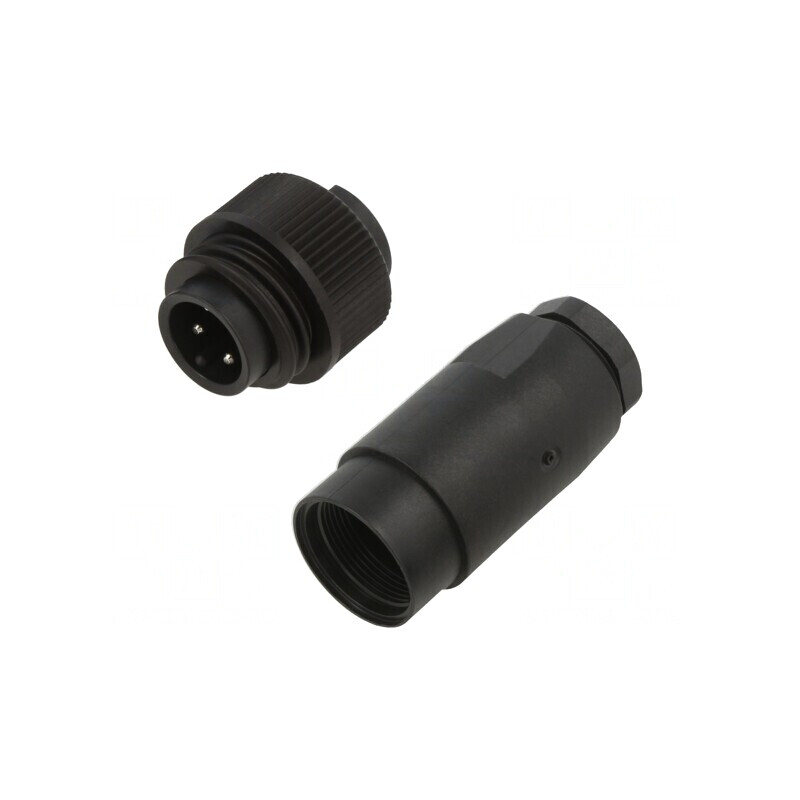 Conector circular RD24 400V 4 pini mufă tată pe cablu | Electronic-mag.ro | Componente Electronice