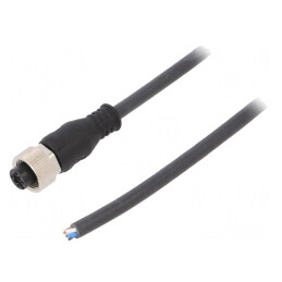 Cablu Conectare M12 5 PIN 3m Mufă 125VAC 4A PUR
