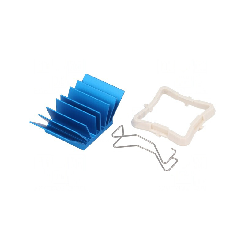 Radiator extrudat cu aripioare BGA albastru 21x21mm | Electronic-mag.ro | Componente Electronice Radiator extrudat cu aripioare BGA albastru 21x21mm | Electronic-mag.ro | Componente Electronice