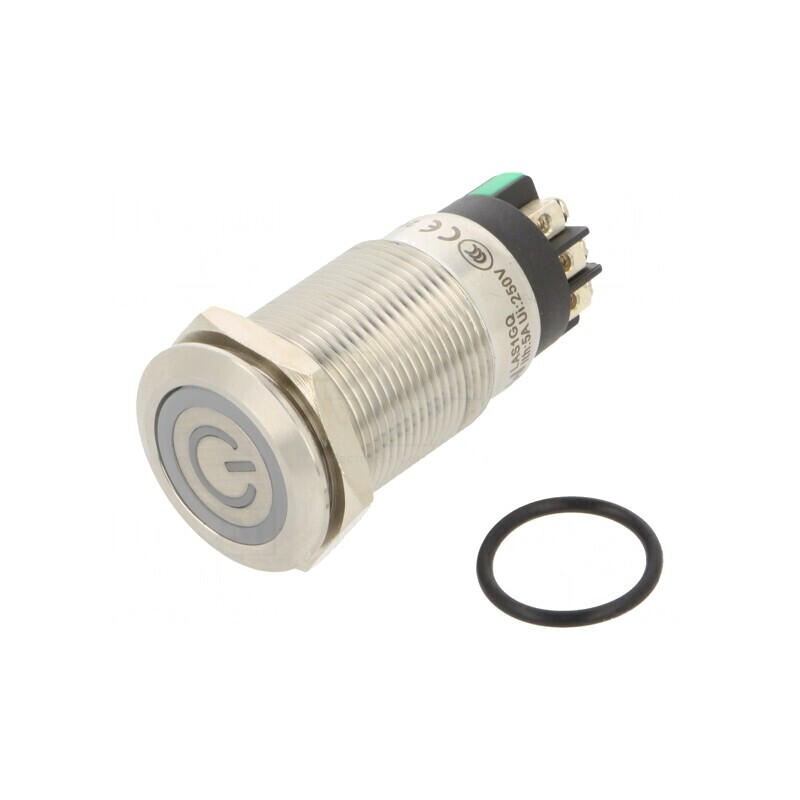 Comutator Anti-Vandalism SPDT 3A/220VAC 5A/24VDC IP65 | Electronic-mag.ro | Componente Electronice