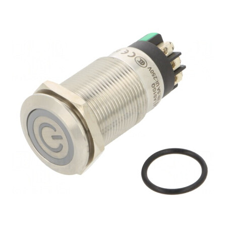 Comutator Anti-Vandalism SPDT 3A/220VAC 5A/24VDC IP65 | Electronic-mag.ro | Componente Electronice