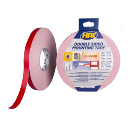 Bandă adezivă dublă față albă 19mm x 25m | Electronic-mag.ro | Componente Electronice
