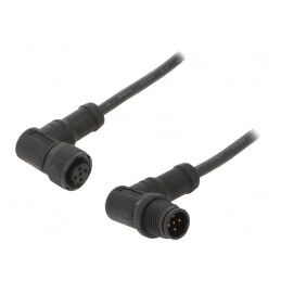Cablu Senzori Automatizări M12-M12 1m | Electronic-mag.ro | Componente Electronice