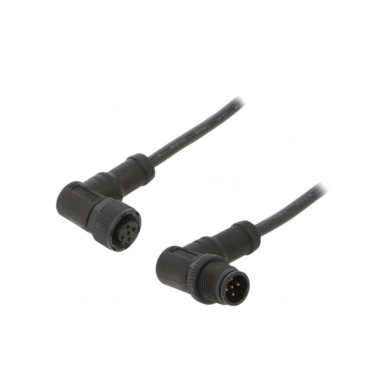 Cablu Senzori Automatizări M12-M12 1m | Electronic-mag.ro | Componente Electronice