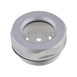 Indicator nivel | Diam.orif.inspec: 18mm | M27 | Mat: aluminiu | GN 743-18-M27X1,5-A