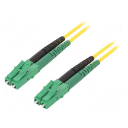 Patch cord fibră OS2 LC/APC 2m LSZH | Electronic-mag.ro | Componente Electronice