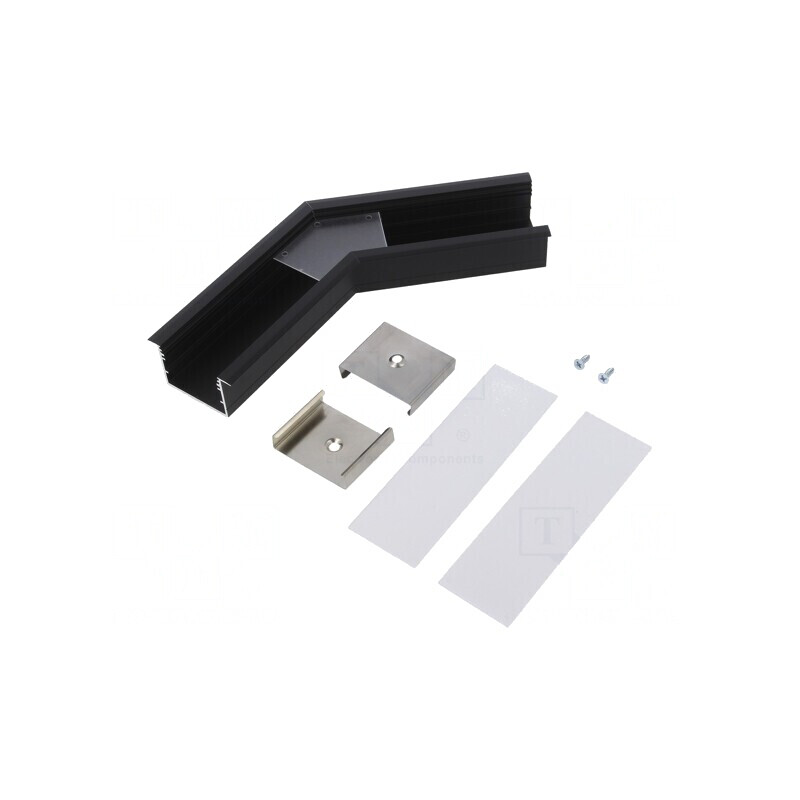 Conector aluminiu anodat negru 135° VARIO30-07 | Electronic-mag.ro | Componente Electronice Conector aluminiu anodat negru 135° VARIO30-07 | Electronic-mag.ro | Componente Electronice