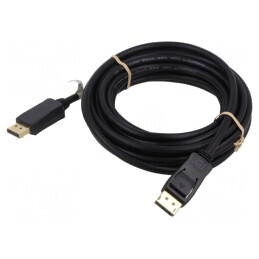 Cablu DisplayPort 1.4 HDCP 2.2 PVC 5m Negru | Electronic-mag.ro | Componente Electronice