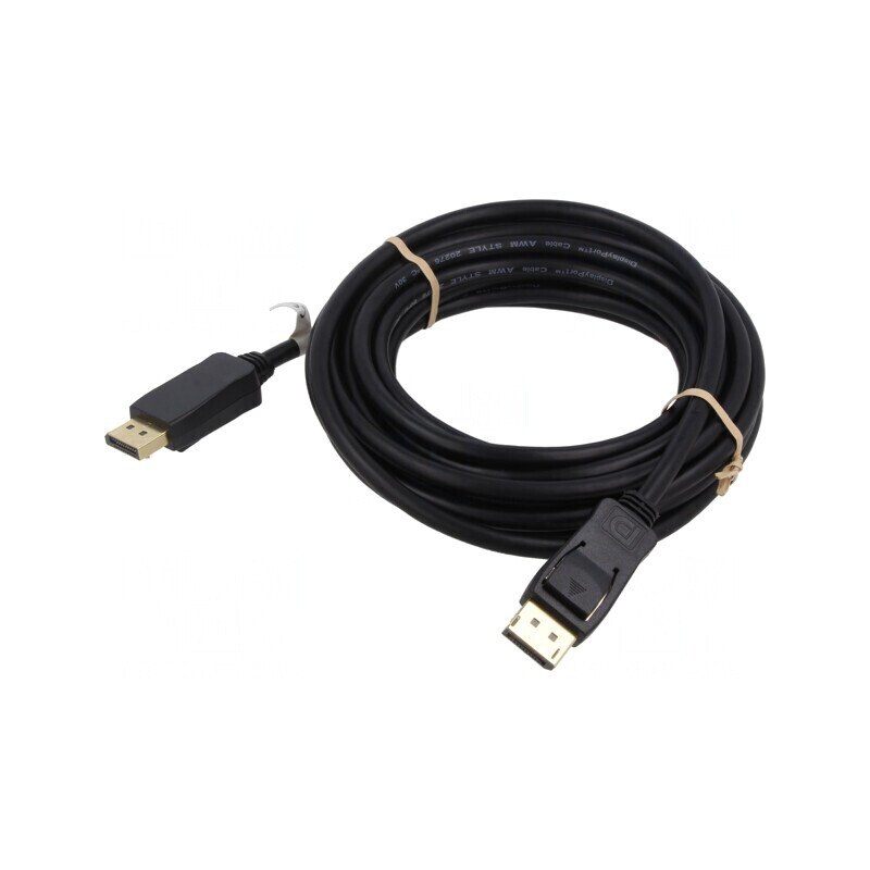 Cablu DisplayPort 1.4 HDCP 2.2 PVC 5m Negru | Electronic-mag.ro | Componente Electronice Cablu DisplayPort 1.4 HDCP 2.2 PVC 5m Negru | Electronic-mag.ro | Componente Electronice