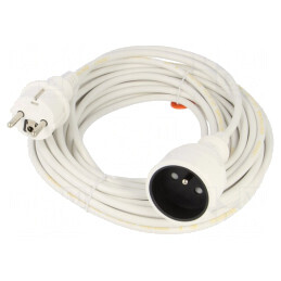 Prelungitor Electric 10m 10A Alb | Electronic-mag.ro | Componente Electronice