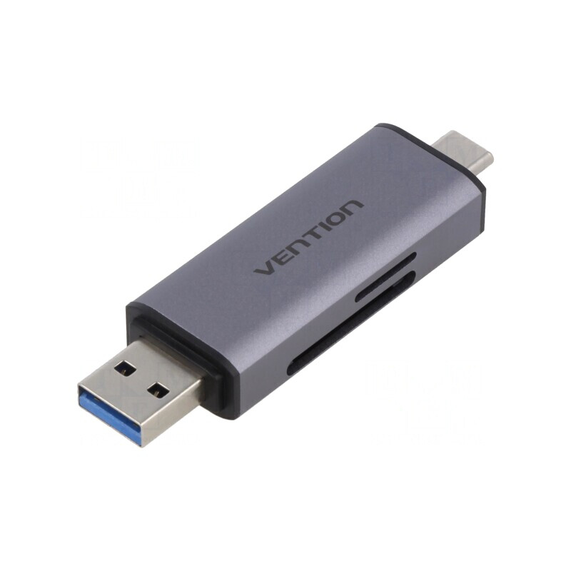 Cititor card memorie USB A/USB C OTG USB 3.0 Gri | Electronic-mag.ro | Componente Electronice Cititor card memorie USB A/USB C OTG USB 3.0 Gri | Electronic-mag.ro | Componente Electronice