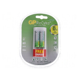 Încărcător pentru Baterii Reîncărcabile Ni-MH GP U211 2xR6 2100mAh | Electronic-mag.ro | Componente Electronice
