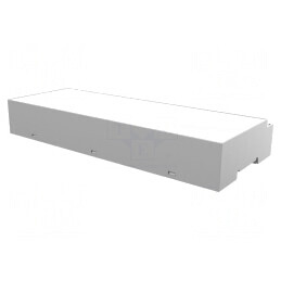 Carcasă pentru șină DIN, gri, 90x212.5x32mm | Electronic-mag.ro | Componente Electronice