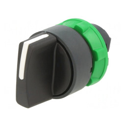 Comutator rotativ 22mm negru 3 poziții | Electronic-mag.ro | Componente Electronice