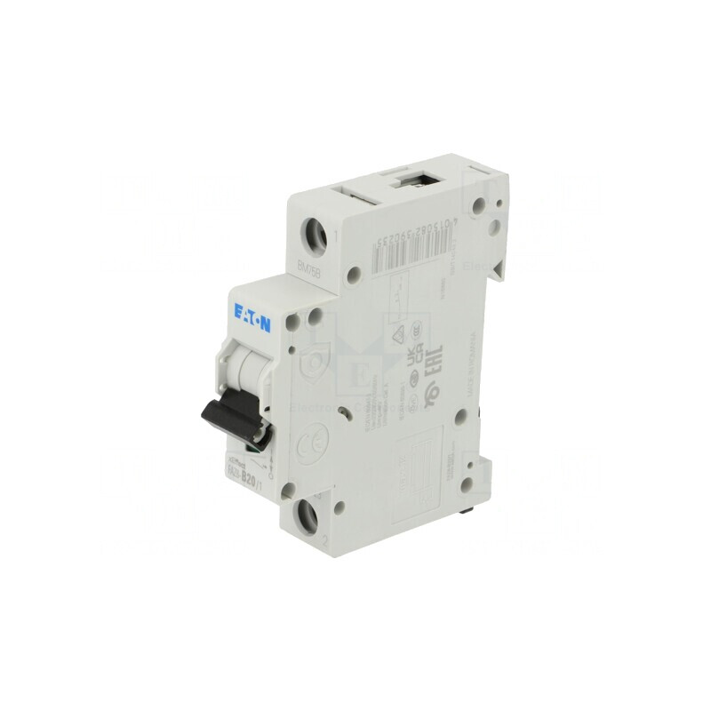 Întrerupător de supracurent 20A 1P 6kA 230/400V | Electronic-mag.ro | Componente Electronice