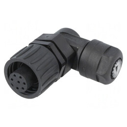 Conector circular cu 7 pini mamă argintat pentru cablu | Electronic-mag.ro | Componente Electronice