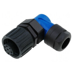 Conector Circular 7-PIN Mamă Lipire Argintat | Electronic-mag.ro | Componente Electronice