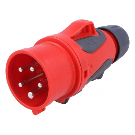 Conector alimentare AC trifazat mufă tată 16A 400VAC IP44 | Electronic-mag.ro | Componente Electronice