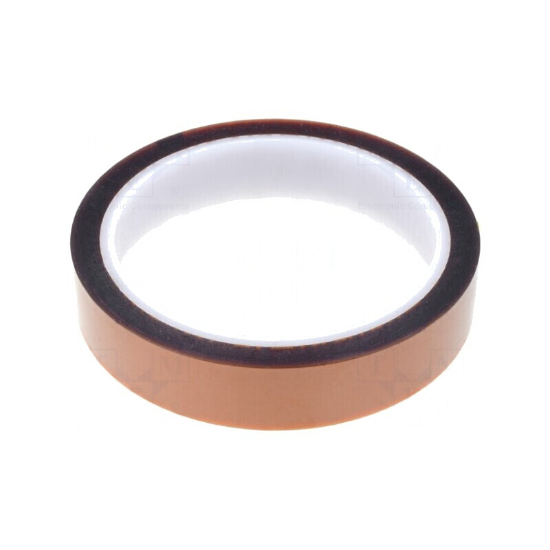 Bandă pentru temperaturi ridicate, grosime 0,06mm, 40% ambră, max. 260°C | Electronic-mag.ro | Componente Electronice