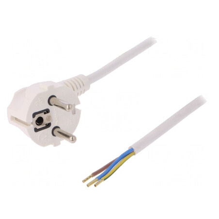 Cablu Schuko cu Ștecăr în Unghi și Mufă PVC | Electronic-mag.ro | Componente Electronice