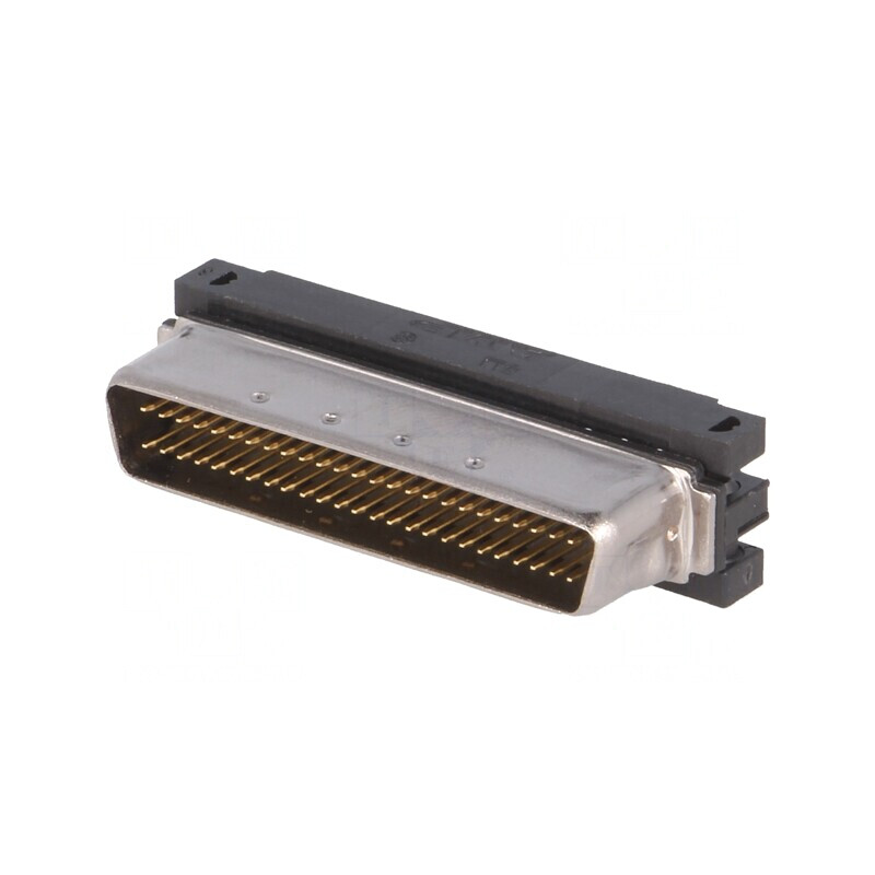 Conector PIN 50 Ecranat pentru Cablu-Bandă Mufă Tată | Electronic-mag.ro | Componente Electronice