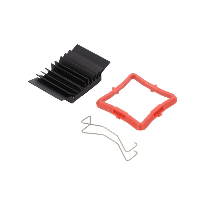 Radiator extrudat cu aripioare BGA negru 27mm x 27mm | Electronic-mag.ro | Componente Electronice Radiator extrudat cu aripioare BGA negru 27mm x 27mm | Electronic-mag.ro | Componente Electronice