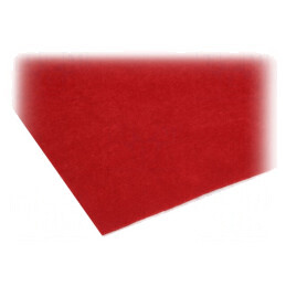 Ţesătură tapiţerie | 1500x700x3mm | roşie | autoadeziv | 