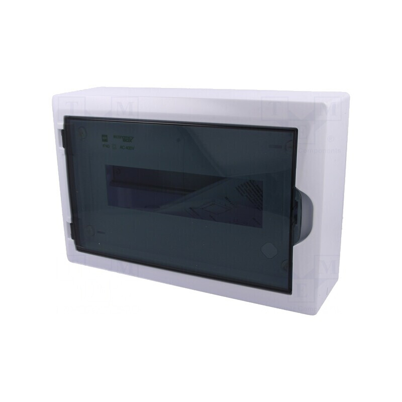 Carcasă Albă pentru Aparatură Modulară IP40 12 Module 400V | Electronic-mag.ro | Componente Electronice