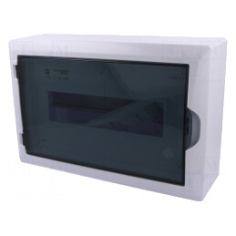 Carcasă Albă pentru Aparatură Modulară IP40 12 Module 400V | Electronic-mag.ro | Componente Electronice