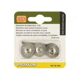 Perie 22mm cu Știft de Montare 5buc | Electronic-mag.ro | Componente Electronice