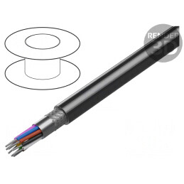 Cablu RS232 9x22AWG PVC Crom 152m Eca 300V | Electronic-mag.ro | Componente Electronice