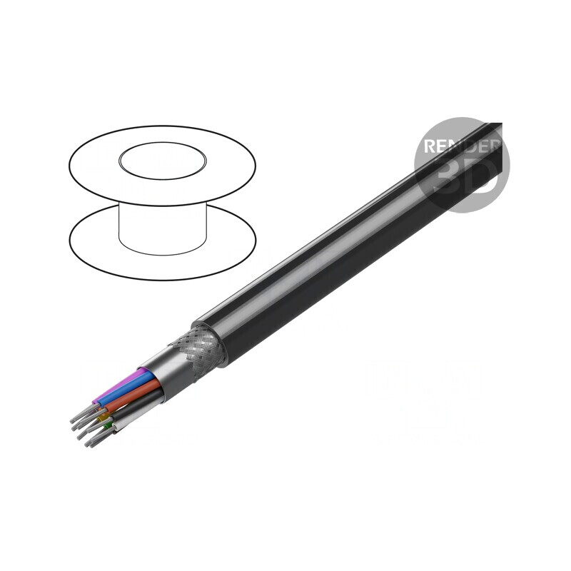 Cablu RS232 9x22AWG PVC Crom 152m Eca 300V | Electronic-mag.ro | Componente Electronice Cablu RS232 9x22AWG PVC Crom 152m Eca 300V | Electronic-mag.ro | Componente Electronice
