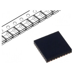 IC: interfaţă; MMIC,emiţător-receptor RF; SPI; VQFN32; -40÷105°C