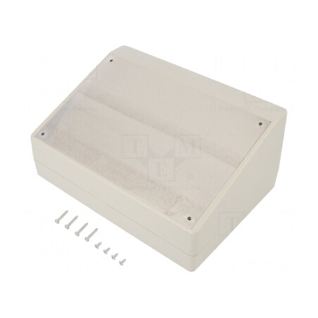 Carcasă Desktop ABS Gri 220x156x100mm | Electronic-mag.ro | Componente Electronice