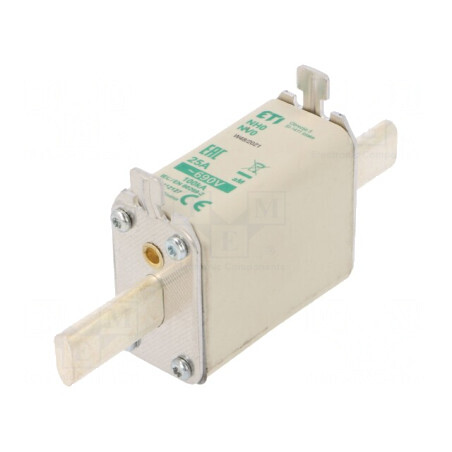 Siguranță Industrială 25A 690VAC Ceramică NH0 | Electronic-mag.ro | Componente Electronice