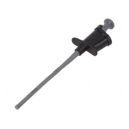 Pensetă clips de măsurare neagră 4mm | Electronic-mag.ro | Componente Electronice
