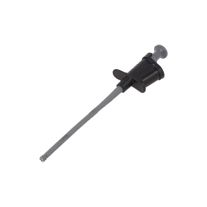 Pensetă clips de măsurare neagră 4mm | Electronic-mag.ro | Componente Electronice