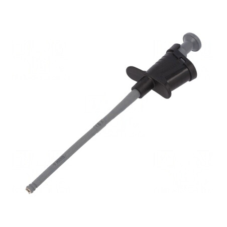 Pensetă clips de măsurare neagră 4mm | Electronic-mag.ro | Componente Electronice