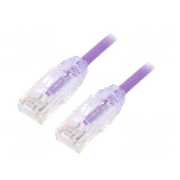 Patch cord UTP Cat6 LSZH Violet 2m | Electronic-mag.ro | Componente Electronice