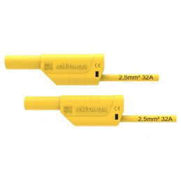 Cablu măsurare 32A mufă banană 4 mm | Electronic-mag.ro | Componente Electronice
