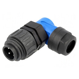 Mufă Circulară Pe Cablu 4 Pin Terminal cu Șurub | Electronic-mag.ro | Componente Electronice